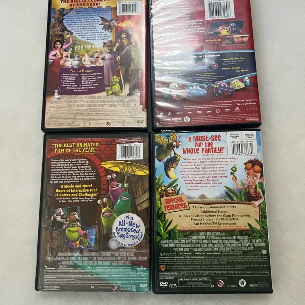 DreamWorks Animation DVD Collection - 4 Hit Movies Bundle